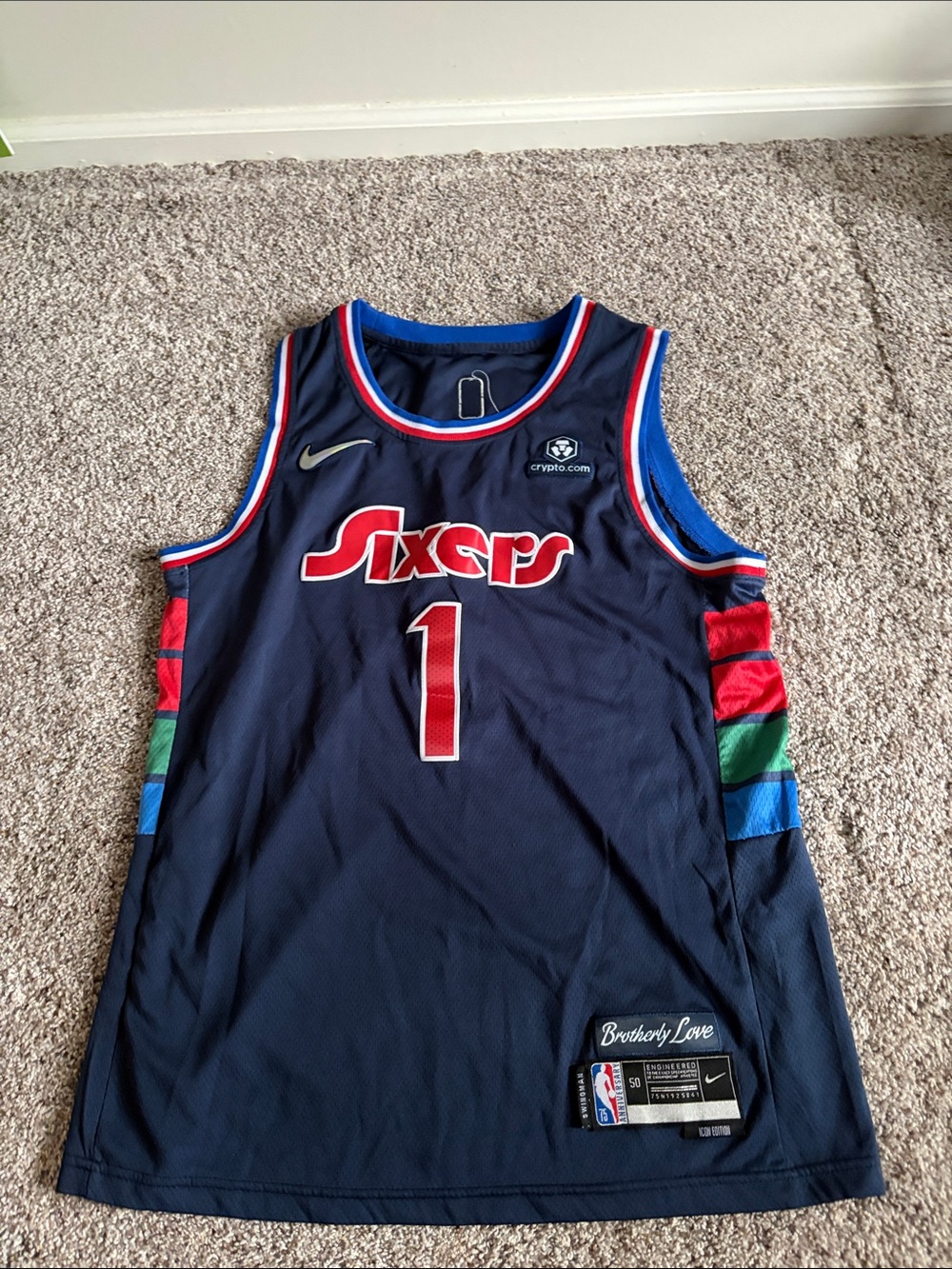 Sixers James Harden #1 Jersey